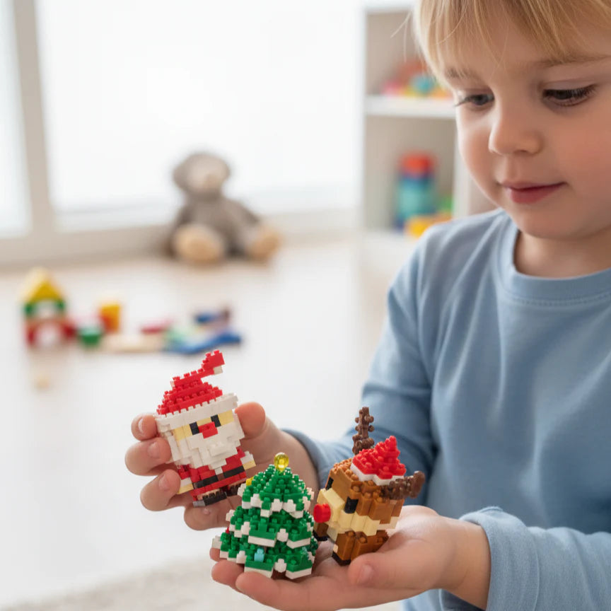 Creative Building Block Christmas Figures - Fun for the Whole Family