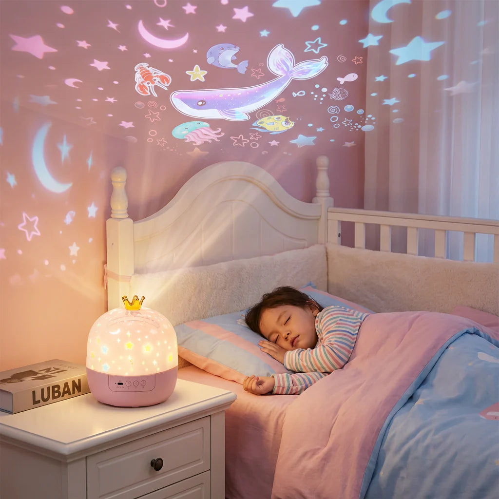 2-in-1 Kids' Night Light and Projector