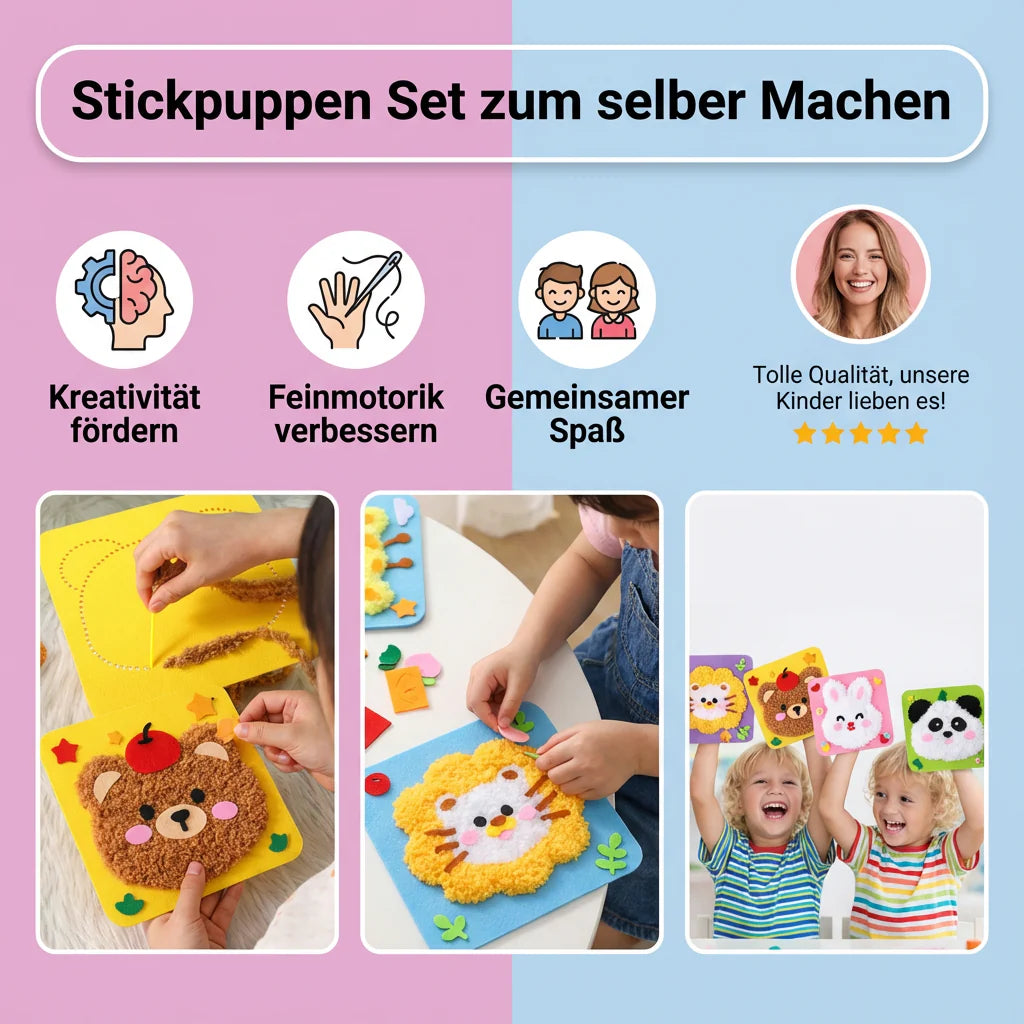 DIY embroidery doll kit