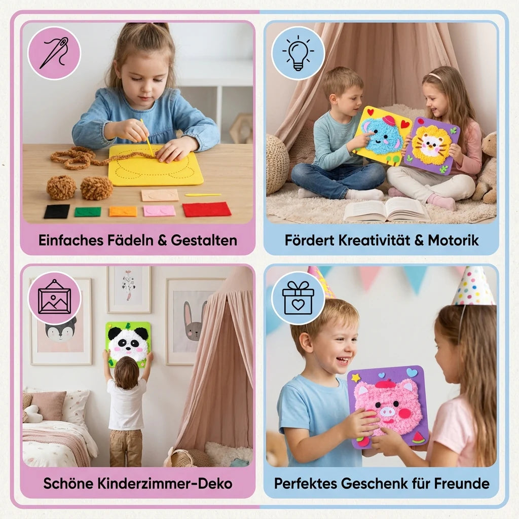 DIY embroidery doll kit
