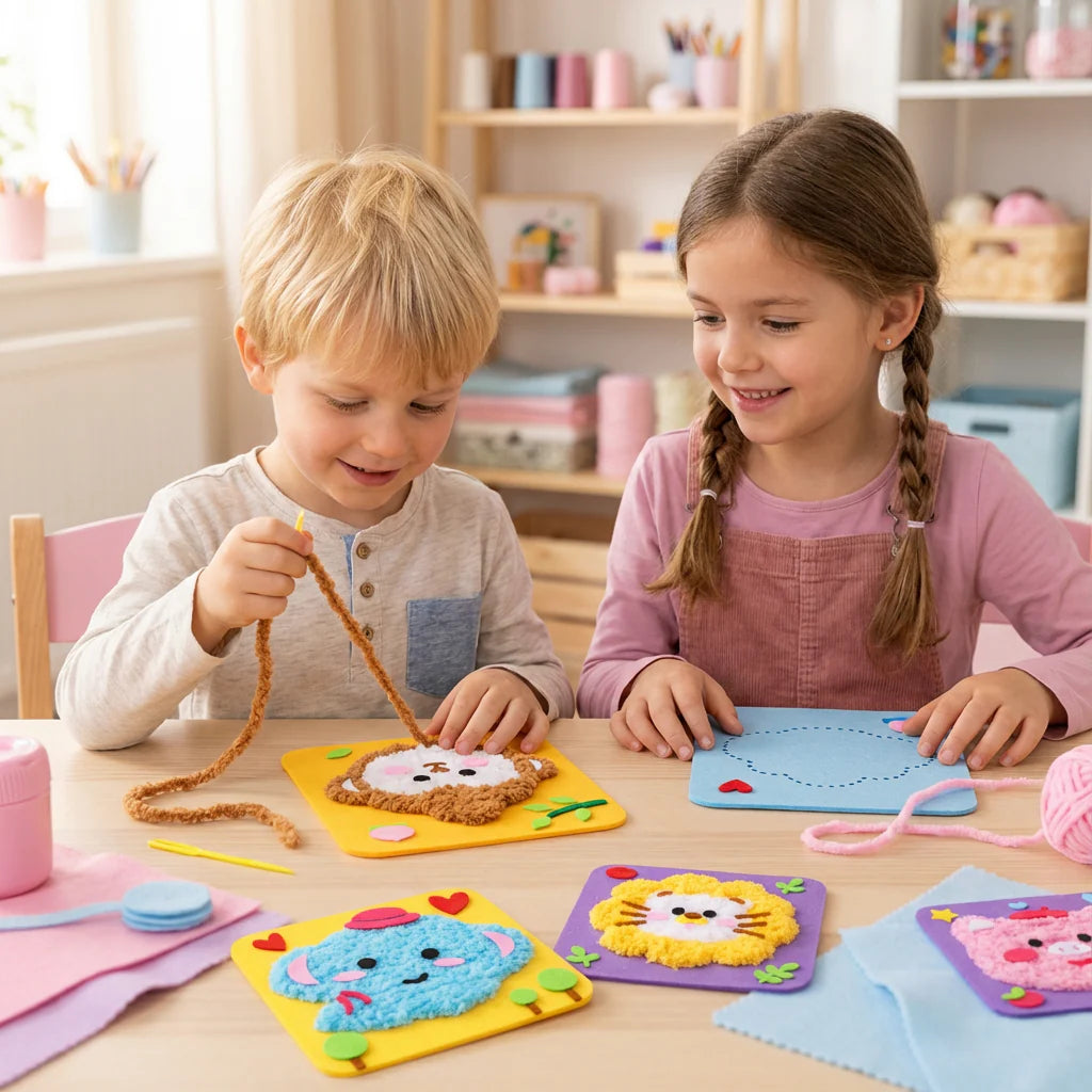 DIY embroidery doll kit